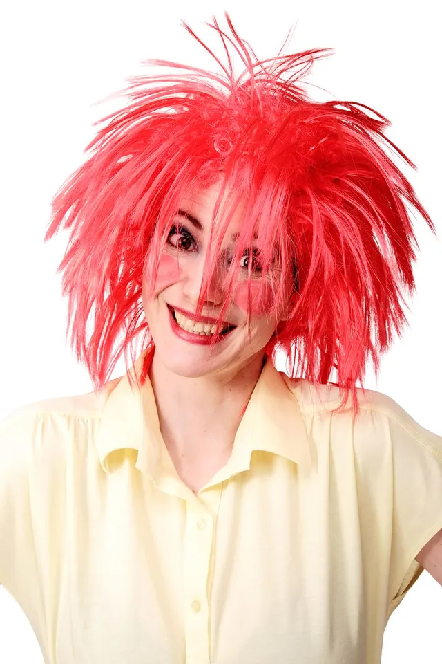 wig-me-up-wig027-pc13-faschings-per-cke-rot-wild-struppig-kobold-25-cm image 1