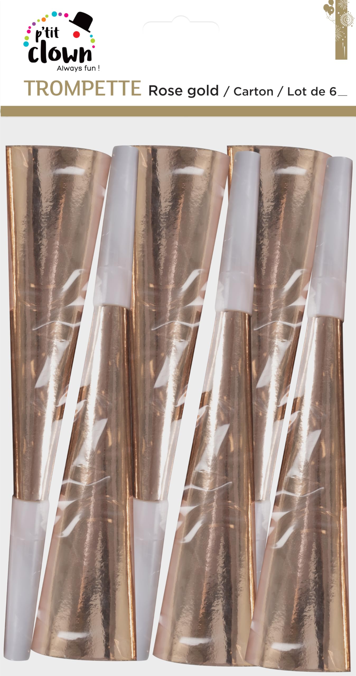 generique-partytr-ten-ros-gold-19-cm-6-st-ck-partyanimation image 2