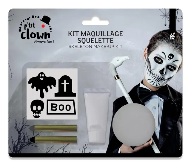 p-tit-clown-23599-make-up-set-mit-stickern-skelett-geist image 1