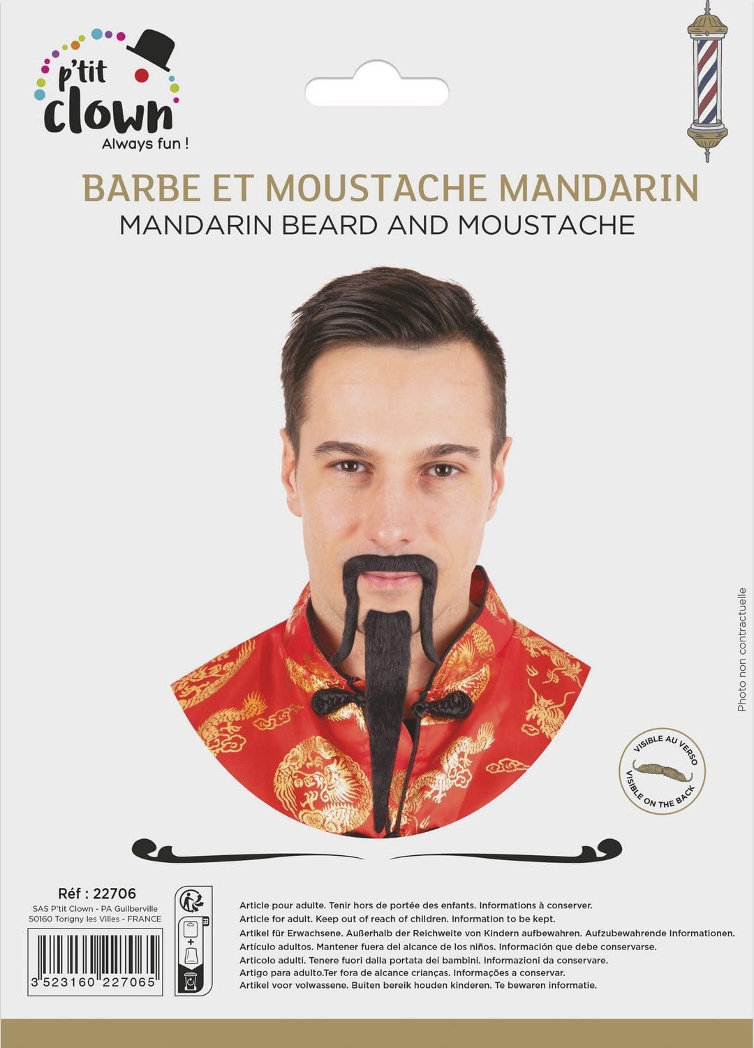 p-tit-clown-re22706-bart-und-schnurrbart-mandarin-schwarz image 3
