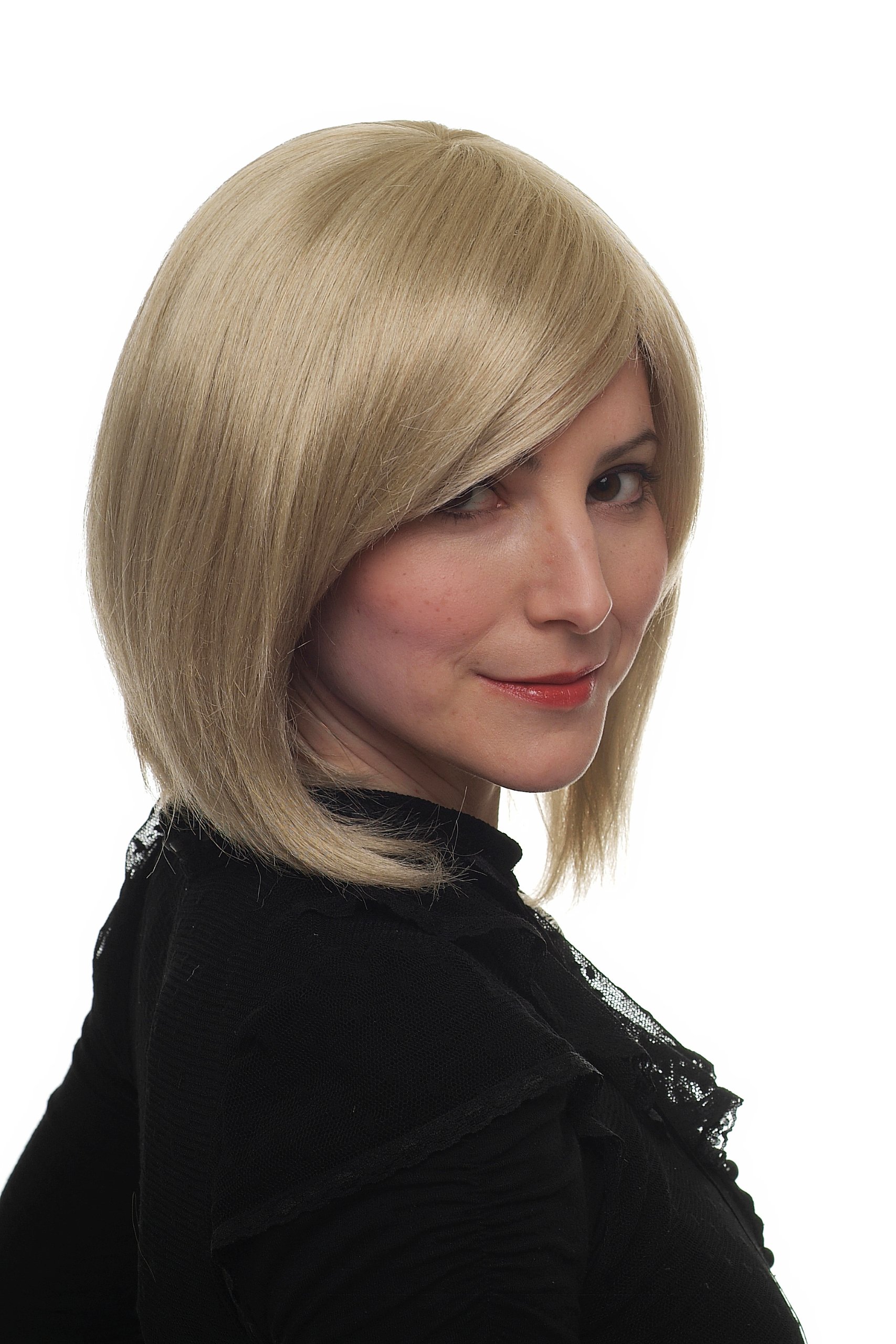 wig-me-up-1215-22-damen-per-cke-blond-bob-mittellang-30-cm-seitenscheitel image 2