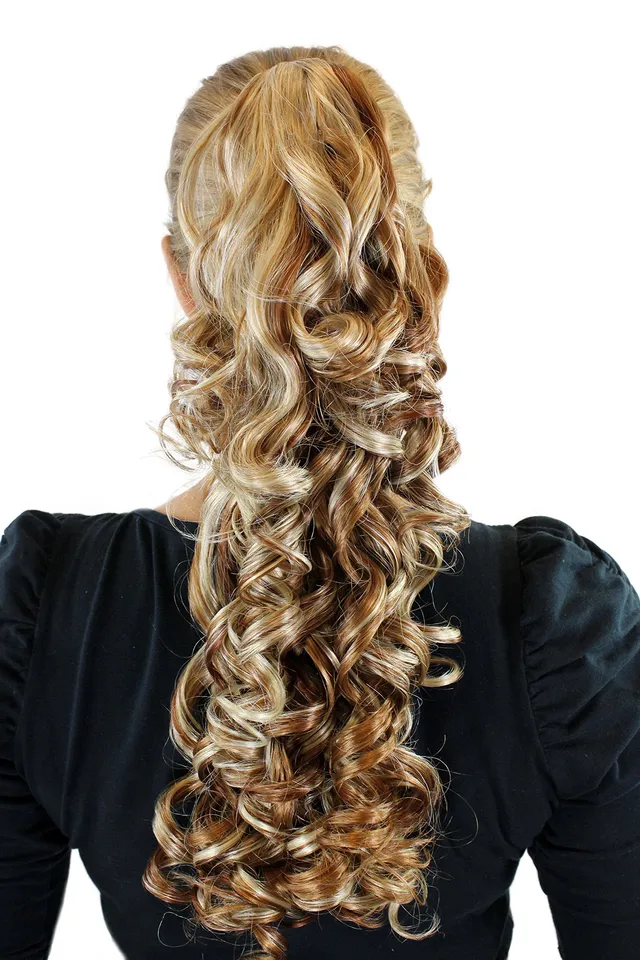 wig-me-up-jl-3254-hl2374b-haarteil-zopf-blond-mix-45-cm-locken image 1