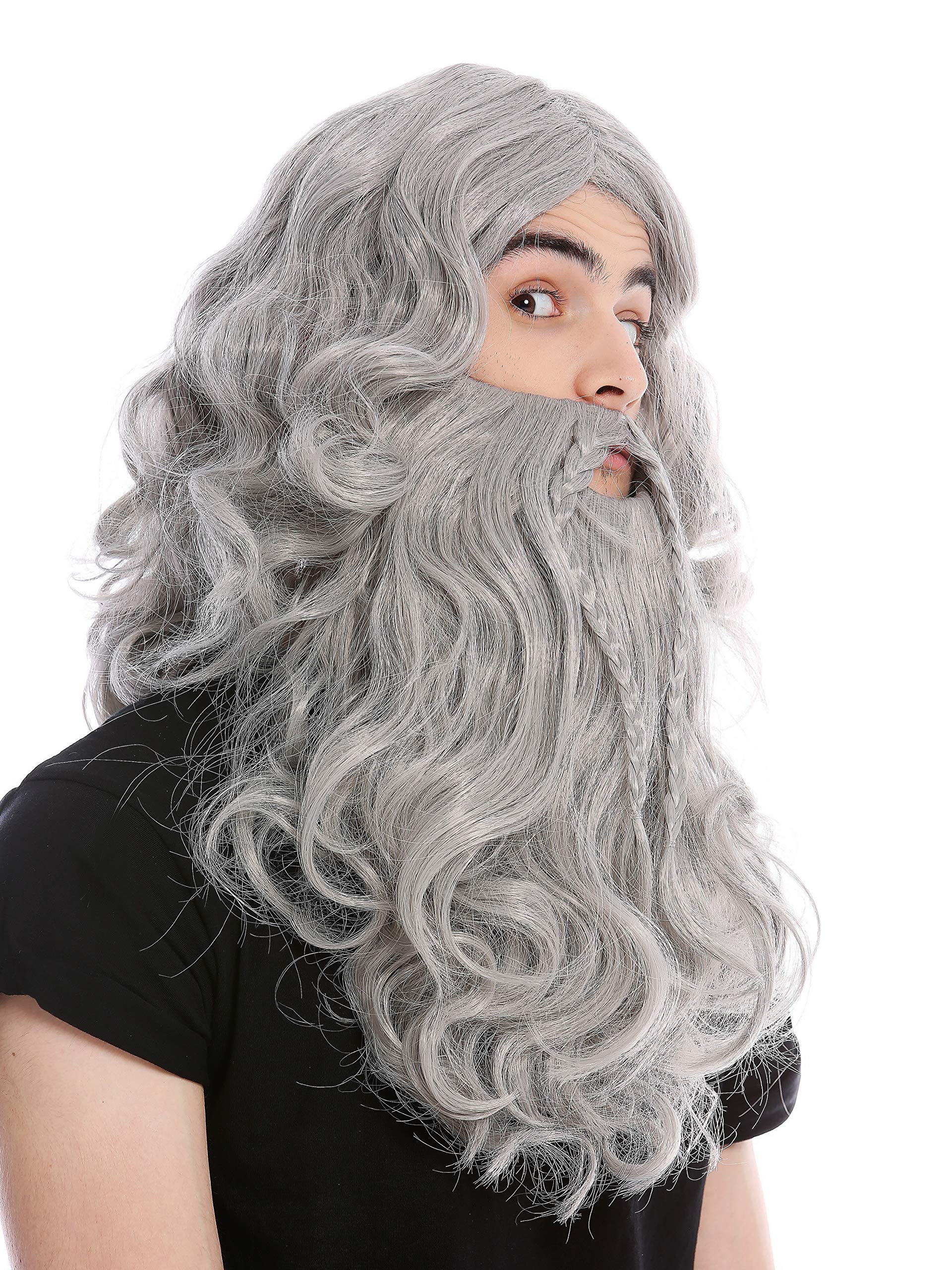 wig-me-up-90760-a-wikinger-per-cke-mit-bart-braun-grau-rostrot-mix-45-cm image 5