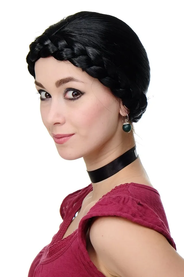 wig-me-up-rj010-p103-zopf-per-cke-tracht-geflochten-schwarz-erwachsene image 1