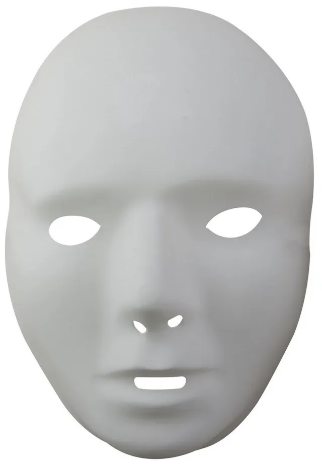 p-tit-clown-wei-e-maske-f-r-herren-gesichtsmaske image 1