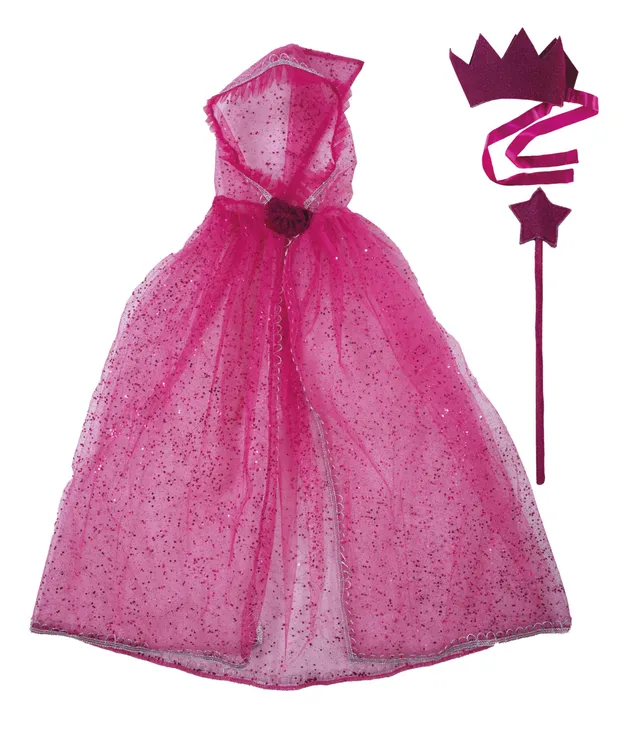 p-tit-clown-zubeh-r-set-glitzerprinzessin-m-dchen-rosa-einheitsgr-e image 1