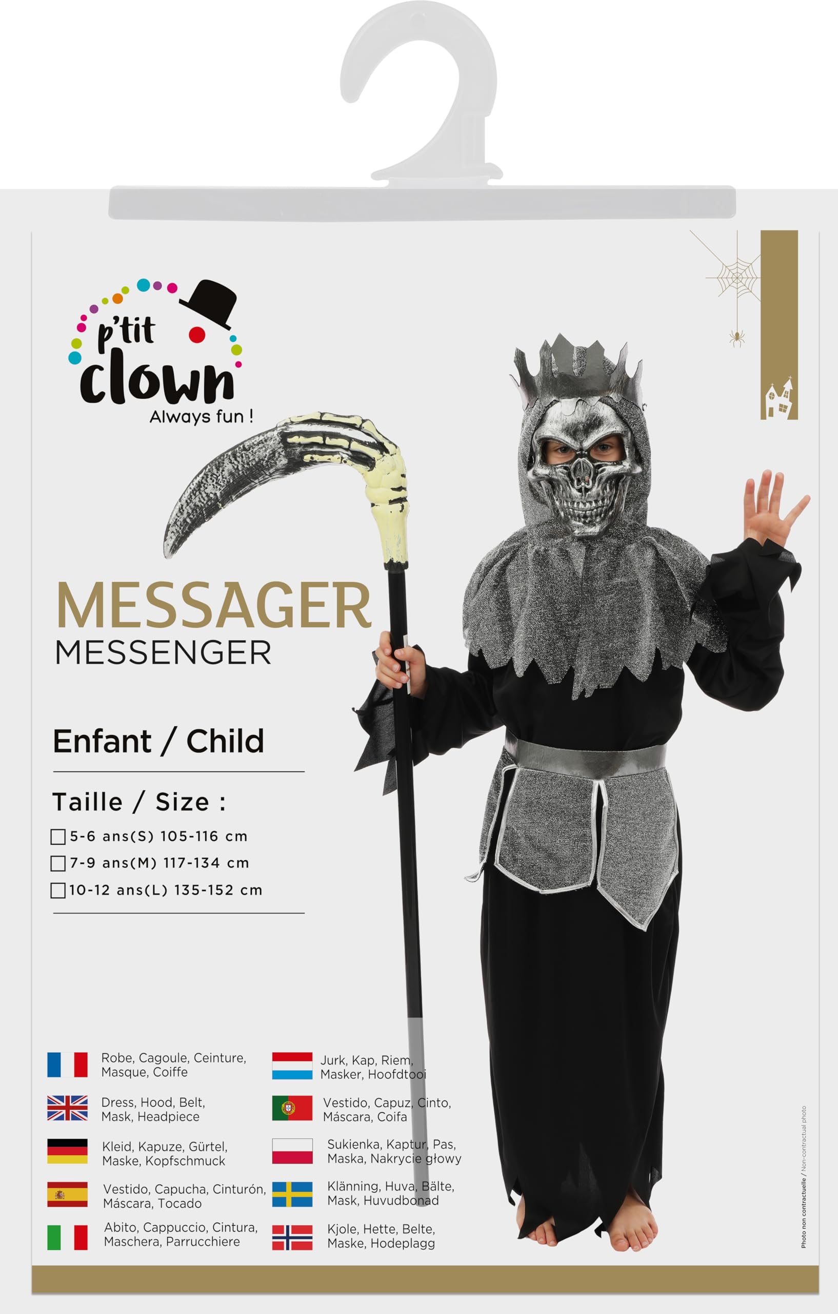 p-tit-clown-bote-des-todes-sensenmann-kost-m-kinder-halloween image 5
