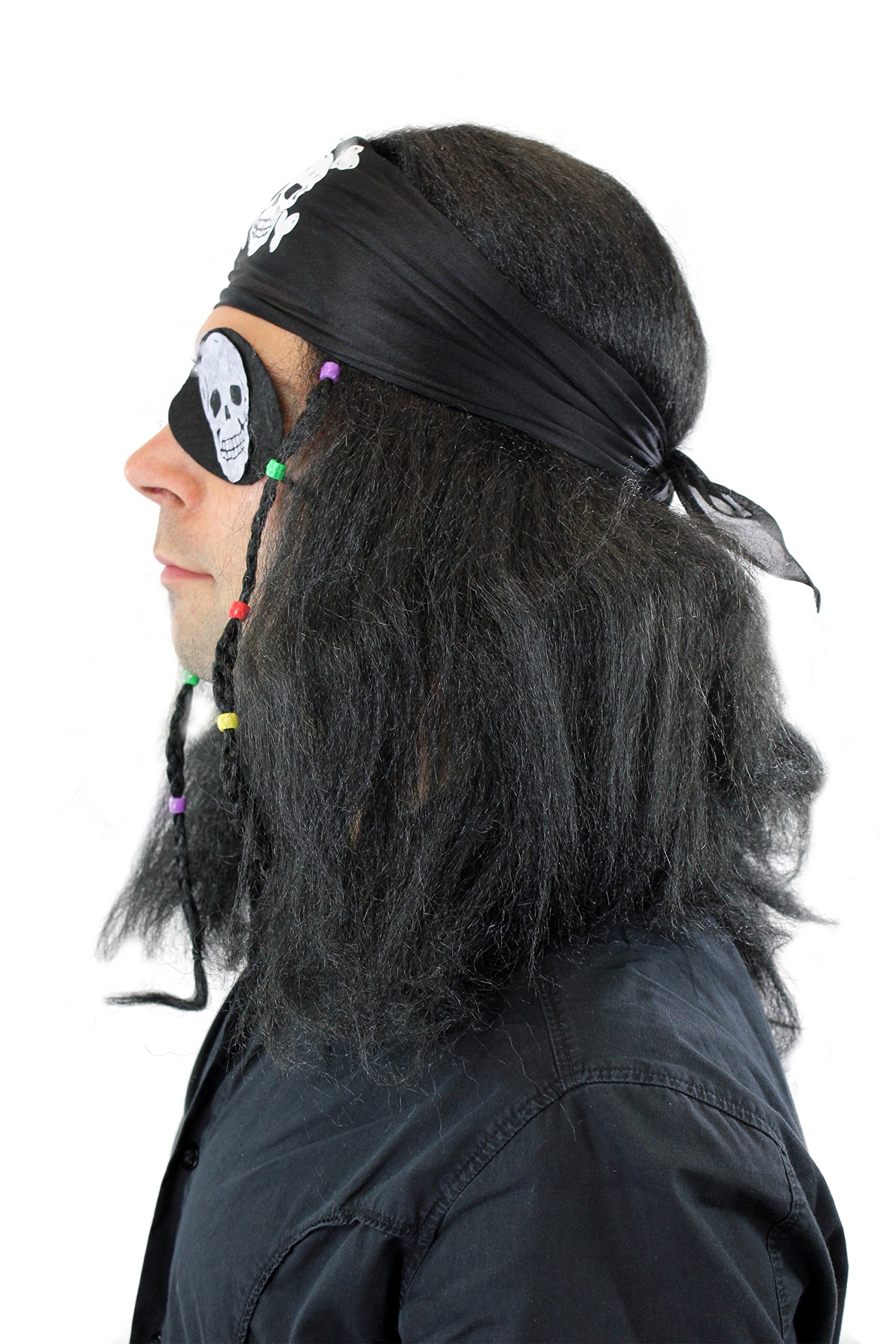 wig-me-up-26583-p103-piratenper-cke-schwarz-mit-z-pfen-und-totenkopf-bandana image 6