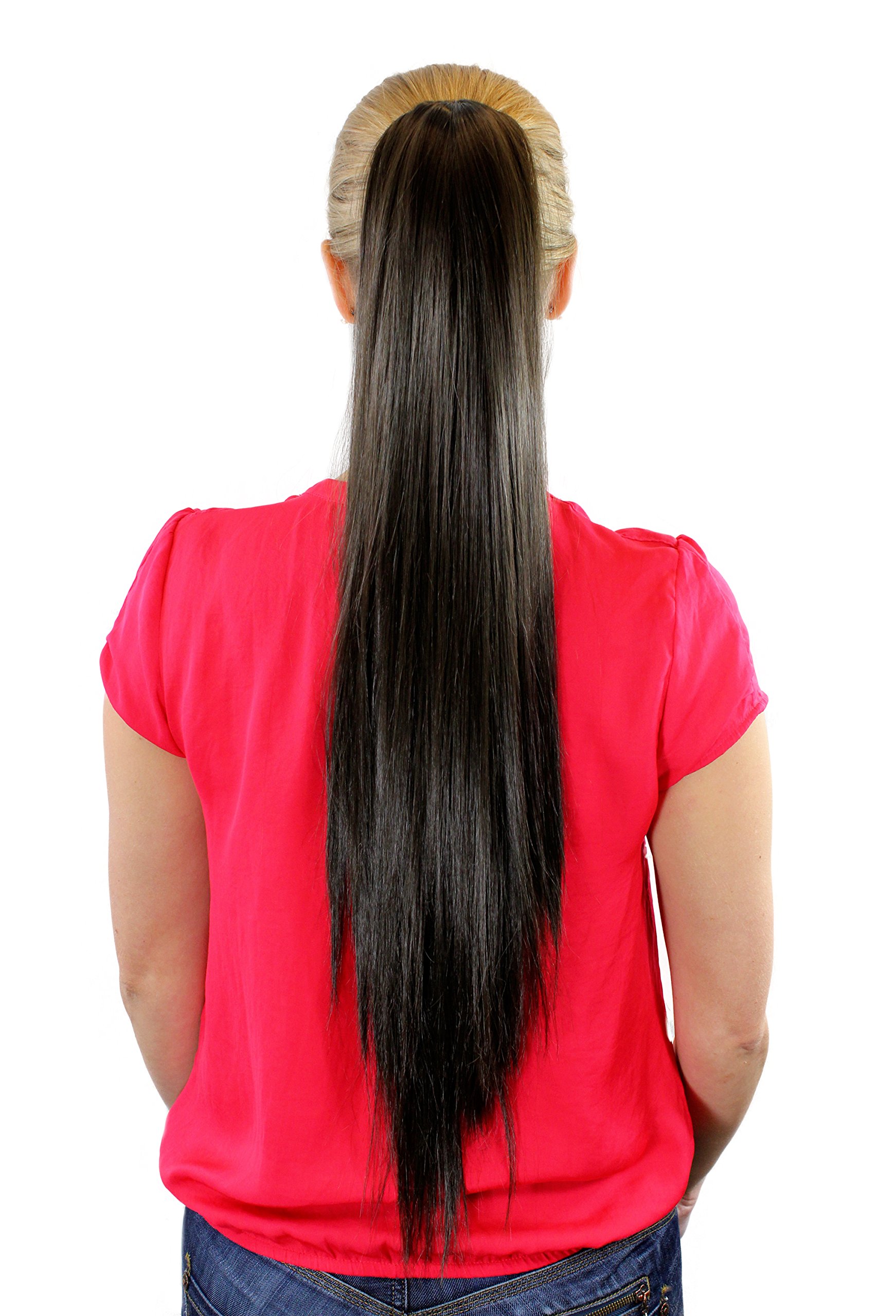 wig-me-up-xf-6464-2-extension-zopf-haarteil-schwarz-glatt-ca-65-cm-mit-butterfly image 3