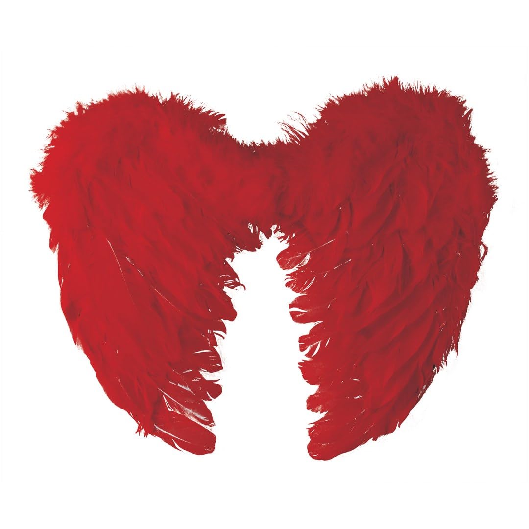 p-tit-clown-engelsfl-gel-aus-federn-40-x-32-cm-rot-angel-wings-kost-mzubeh-r-dam image 3