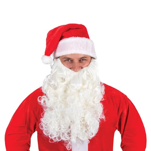 ptit-clown-weihnachtsmann-bart-wei-mit-innenfutter image 4