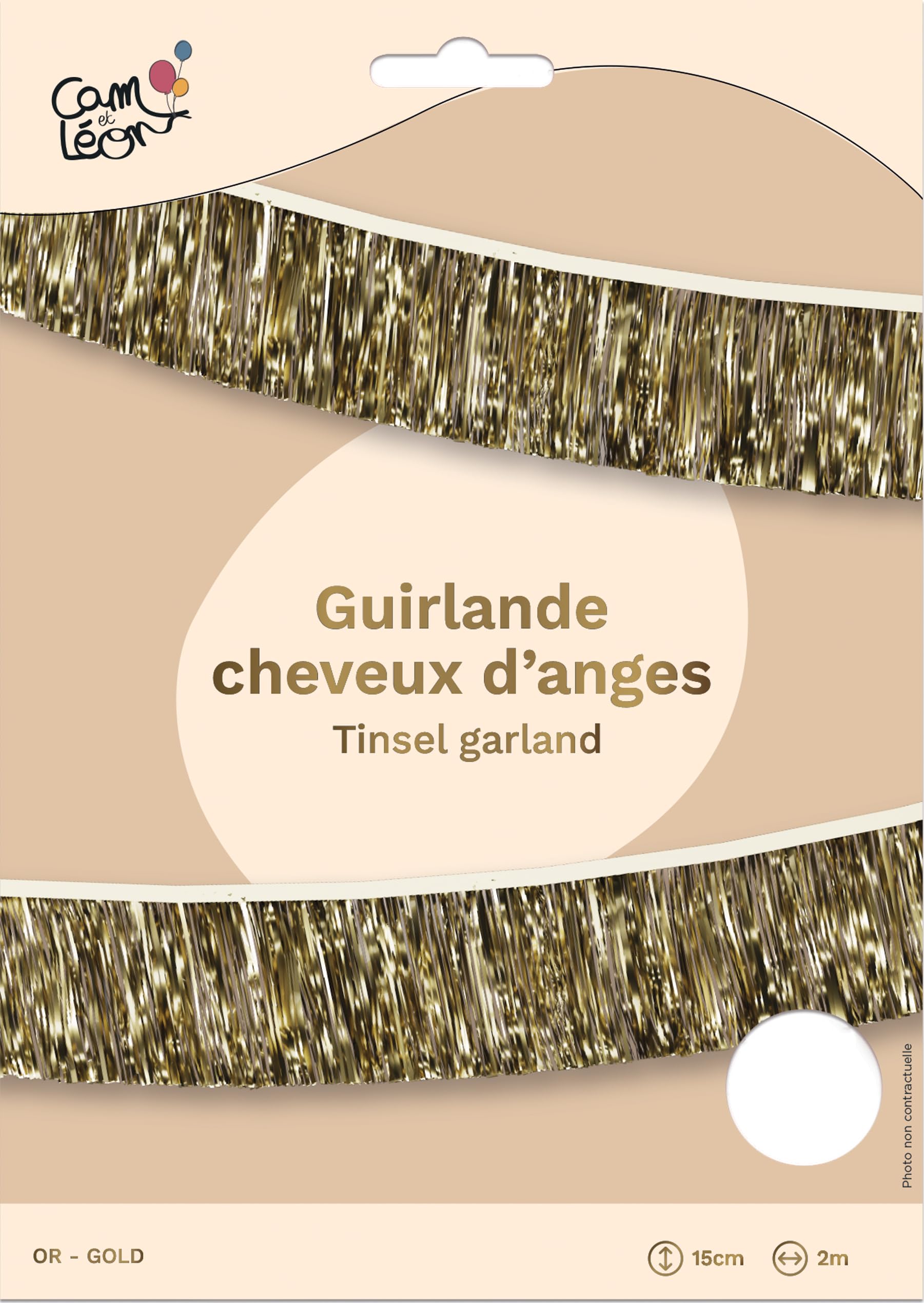 ptit-clown-girlande-engelshaar-re22602-gold-2-m-x-15-cm image 3