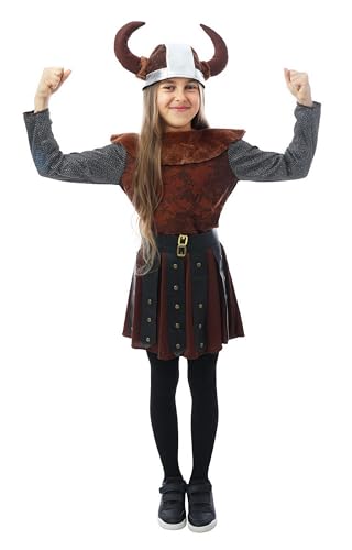 ptit-clown-wikinger-kost-m-kinder-m-dchen-10-12-jahre image 7