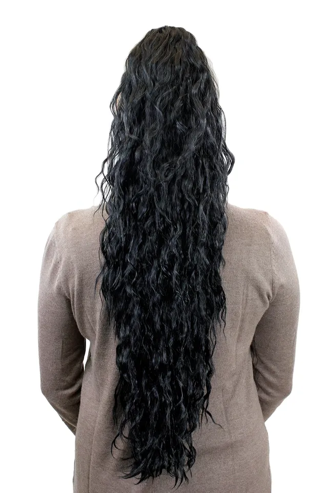 wig-me-up-n838-1-pferdeschwanz-haarteil-75-cm-kinky-locken-schwarz image 1