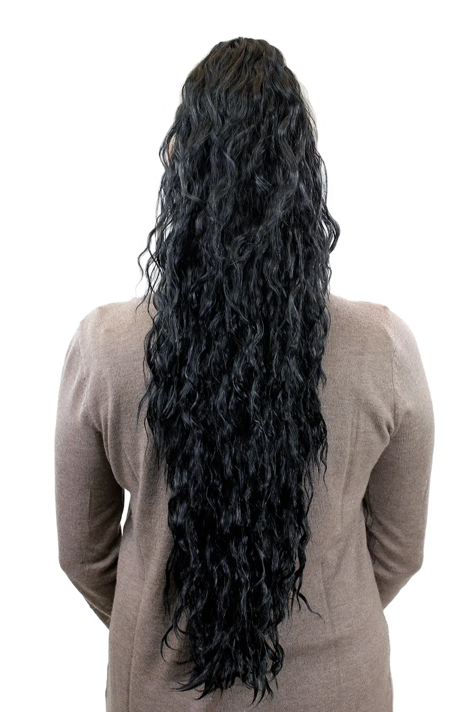 wig-me-up-n838-1-pferdeschwanz-haarteil-75-cm-kinky-locken-schwarz image 1