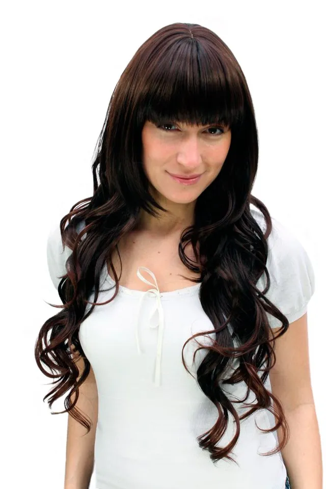 wig-me-up-a38-2t33-damen-per-cke-dunkelbraun-extra-lang-wellig-70-cm image 1