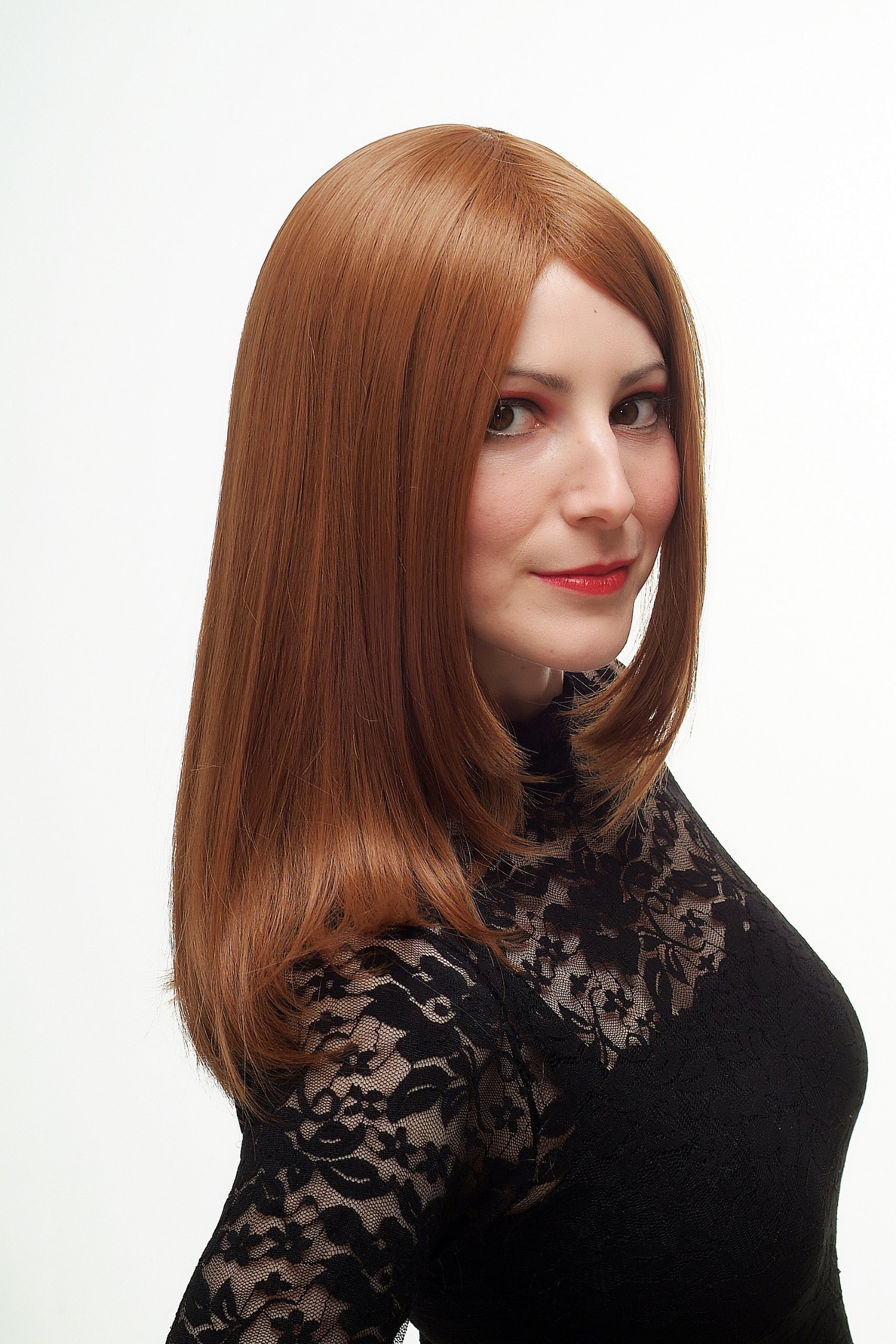 wig-me-up-sa025-30-27-damenper-cke-lang-glatt-mit-mittelscheitel-dunkelblond-rot image 2
