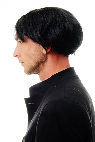 wig-me-up-90983-za103-bob-per-cke-schwarz-glatt-20-cm-unisex image 7