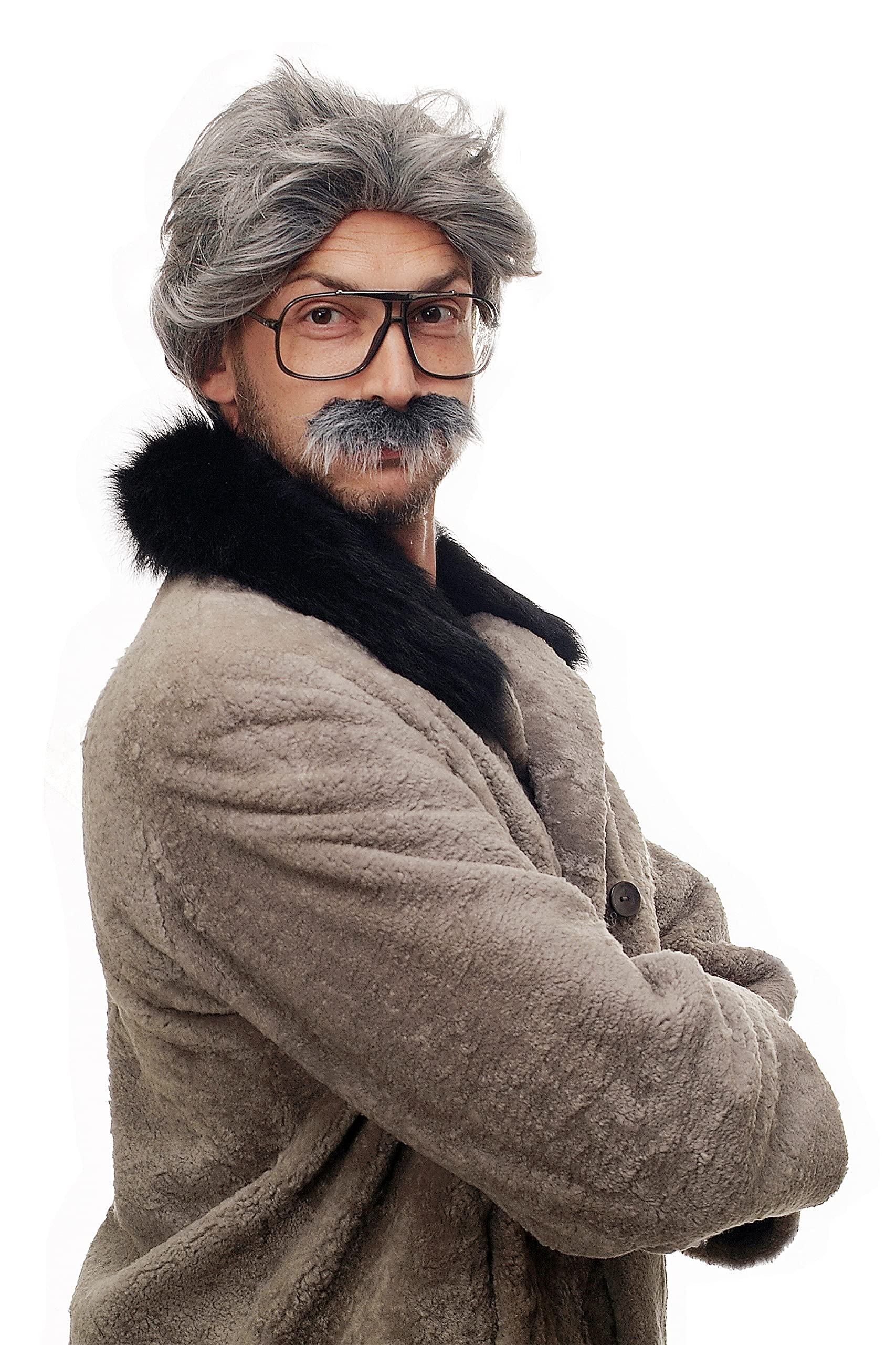 wig-me-up-per-cke-bart-4129-p103-68a-opa-professor-gro-vater-grau-fasching image 4