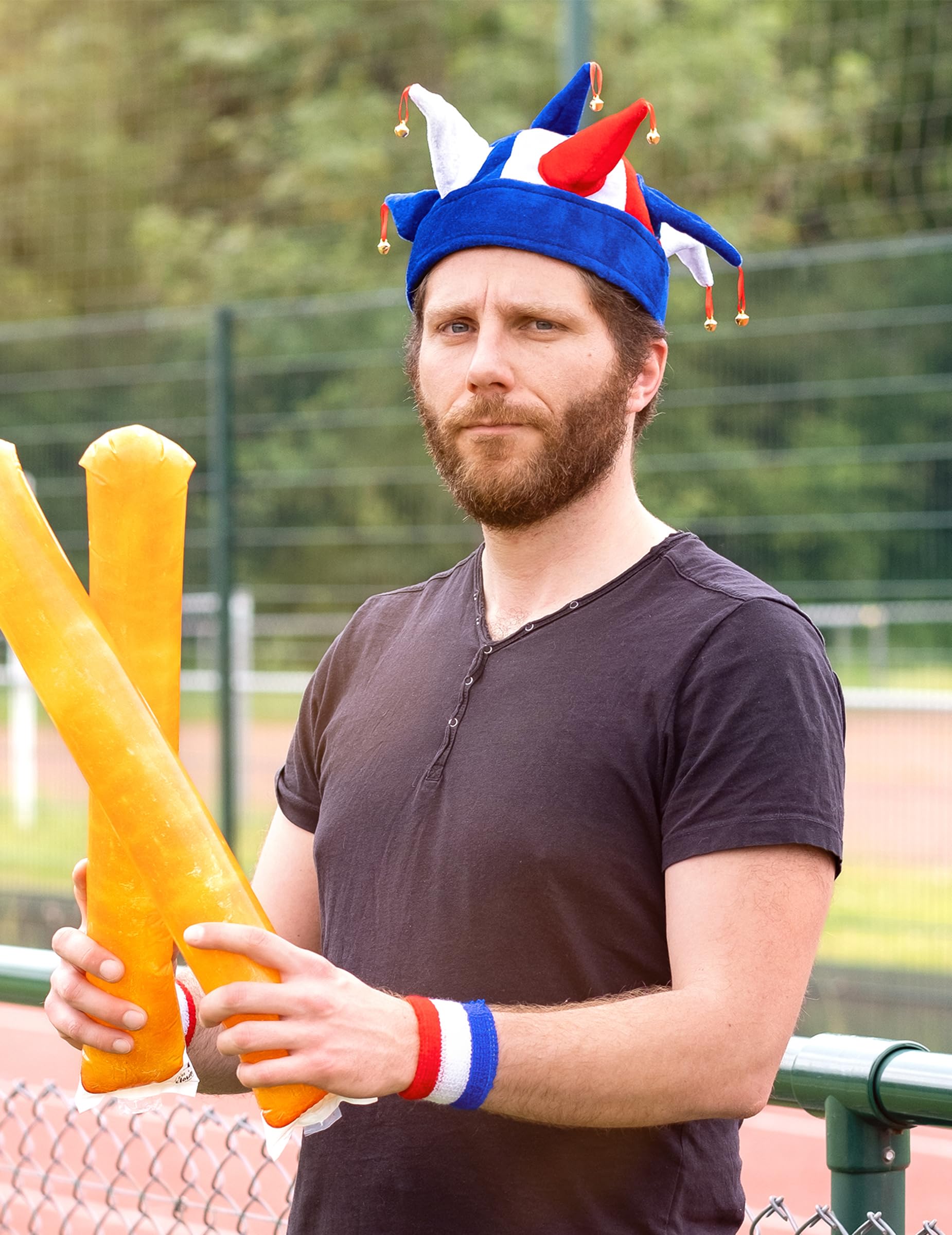 ptit-clown-narrenhut-blau-wei-rot-frankreich-fan image 4