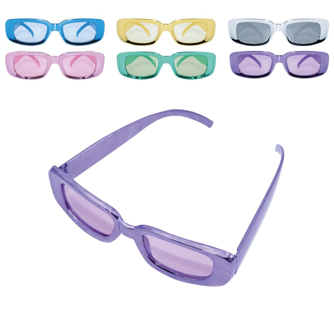 ptit-clown-10888-glitzerbrille-kunststoff-rechteckig-disco image 2