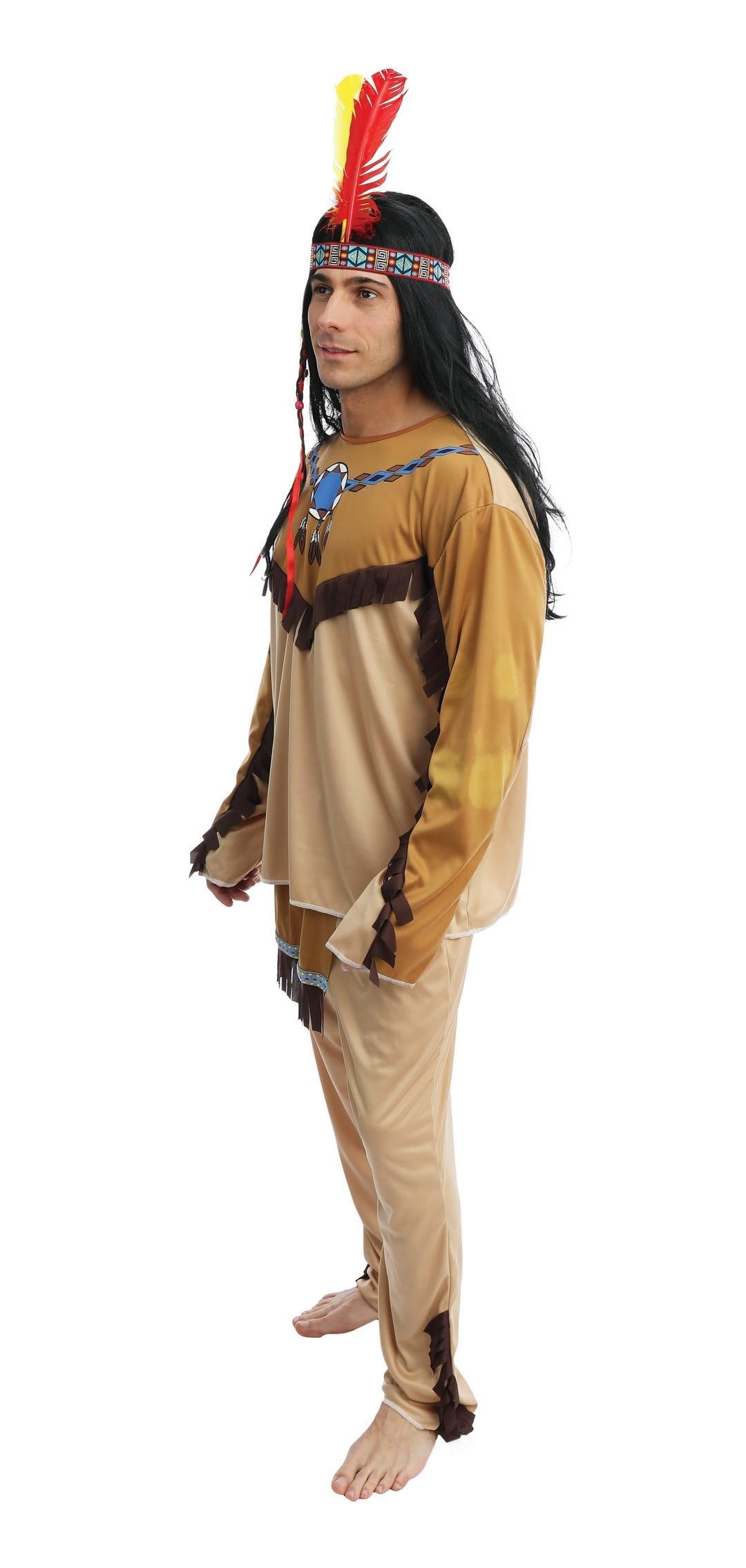 ptit-clown-costume-indien-erwachsene-indianer-kost-m-set image 2