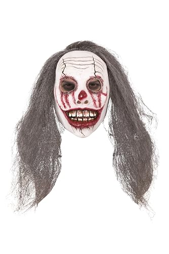 p-tit-clown-clown-maske-mit-haaren-erwachsene-unisex image 8