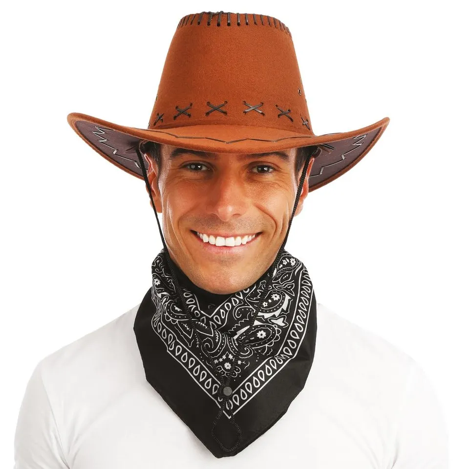 ptit-clown-cowboy-bandana-f-r-erwachsene-halstuch-western image 1