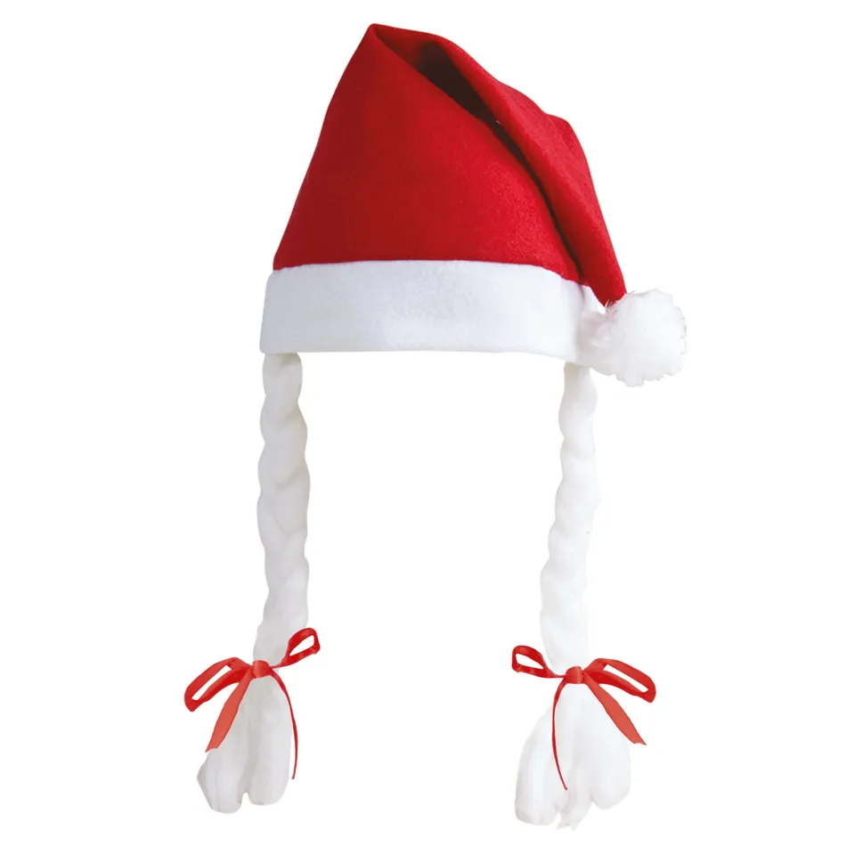 ptit-clown-weihnachtsmann-m-tze-rot-mit-z-pfen-erwachsene image 1