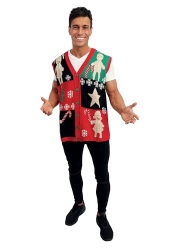 p-tit-clown-weihnachtsweste-ohne-rmel-rot-l-xl-f-r-erwachsene image 4