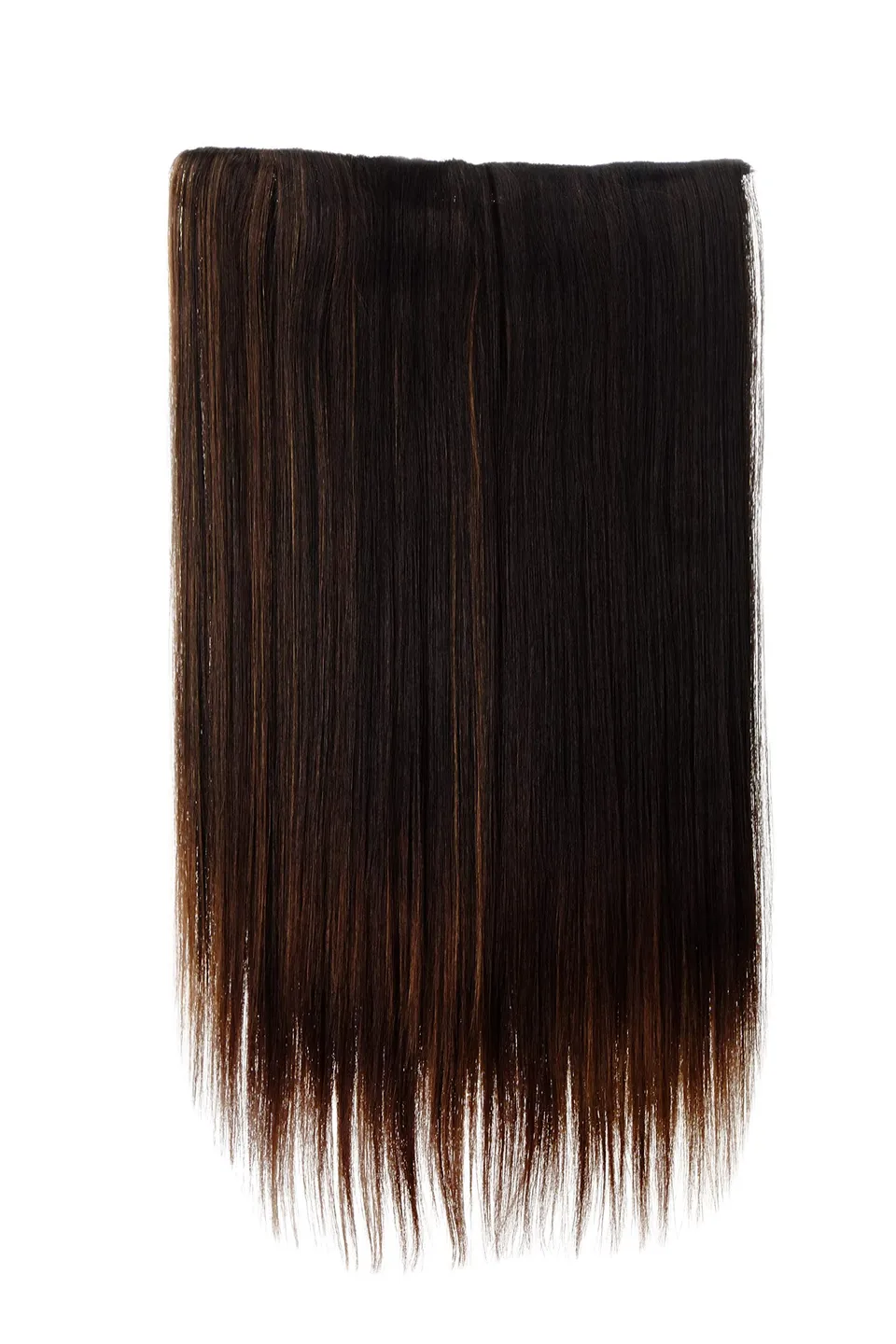 wig-me-up-l30172-haarteil-extension-60-cm-braun-mix-glatt-5-clips image 1