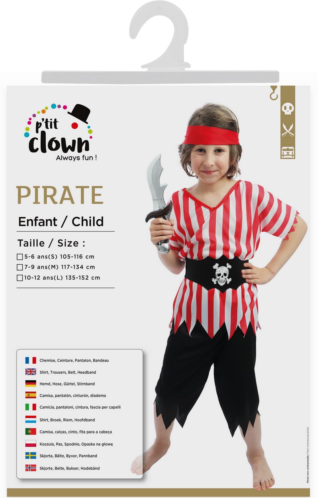 p-tit-clown-piratenkost-m-f-r-jungen-kinder-karneval image 5