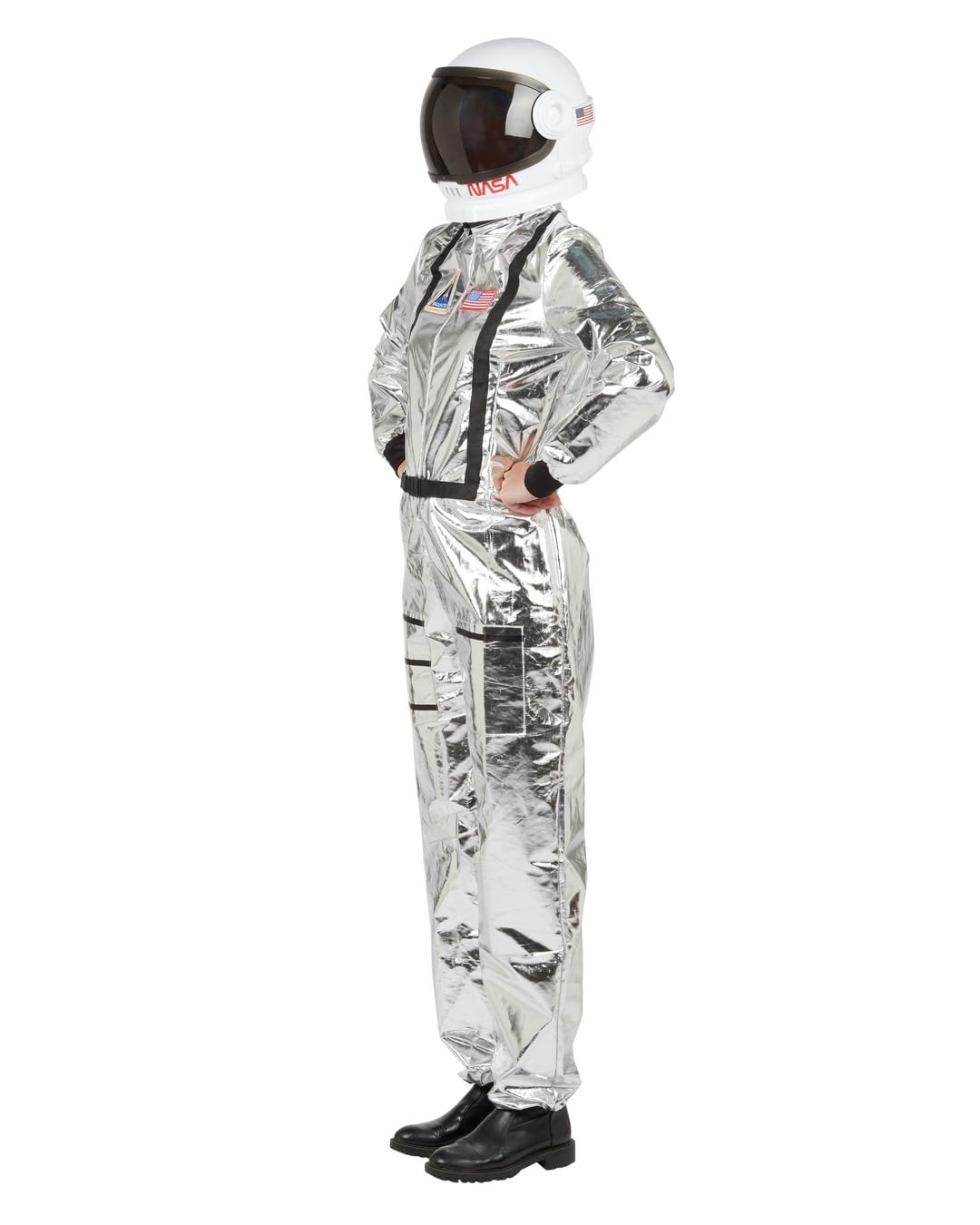 p-tit-clown-astronautenkost-m-f-r-erwachsene-polyester-grau image 4