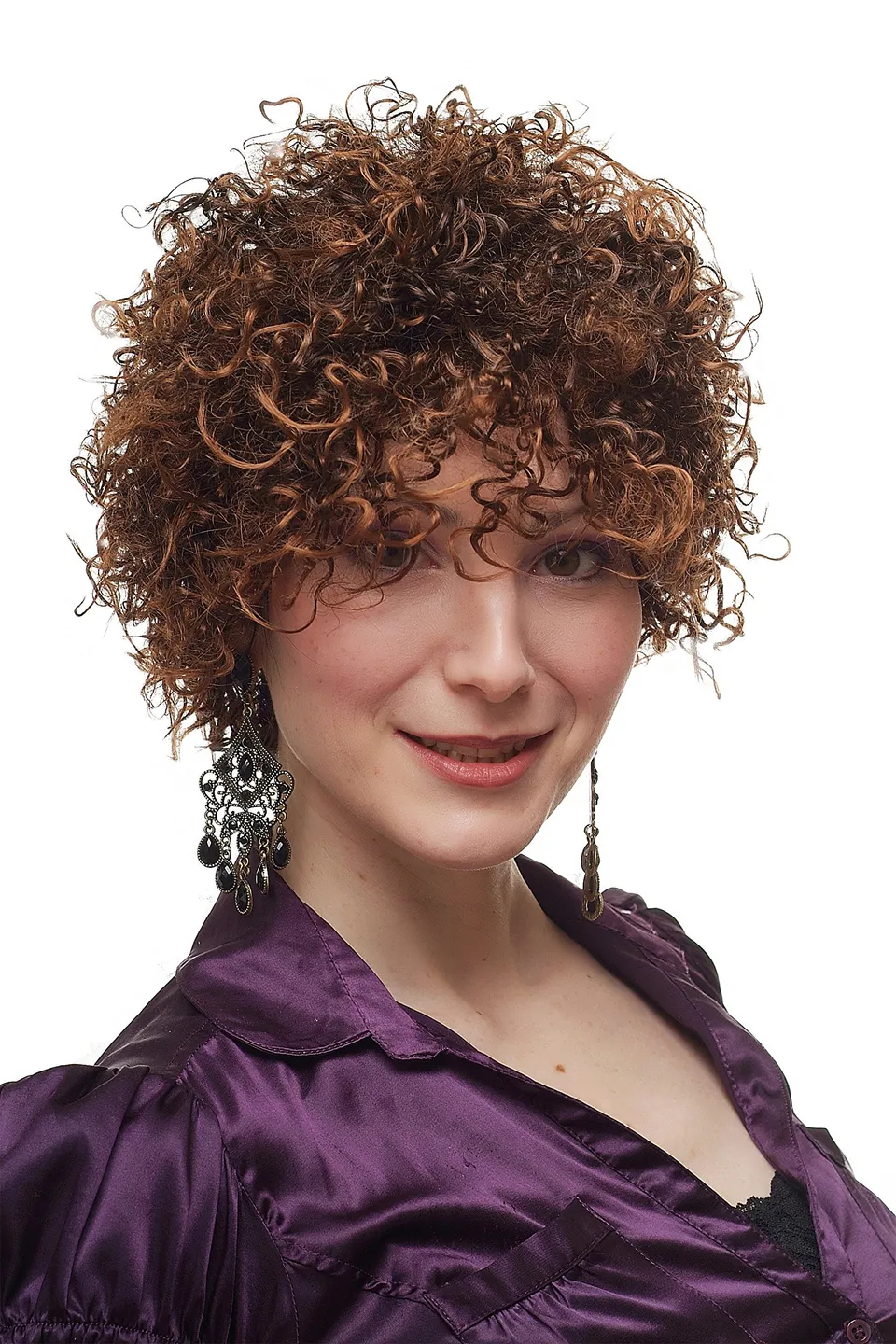 wig-me-up-138l2-2t30-per-cke-braun-gelockt-medusa-look-20-cm image 1