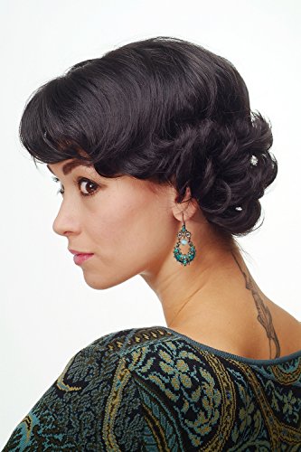 wig-me-up-damenper-cke-rk101-2-kurzhaar-wellig-schwarz-schwarzbraun-mit-pony image 6