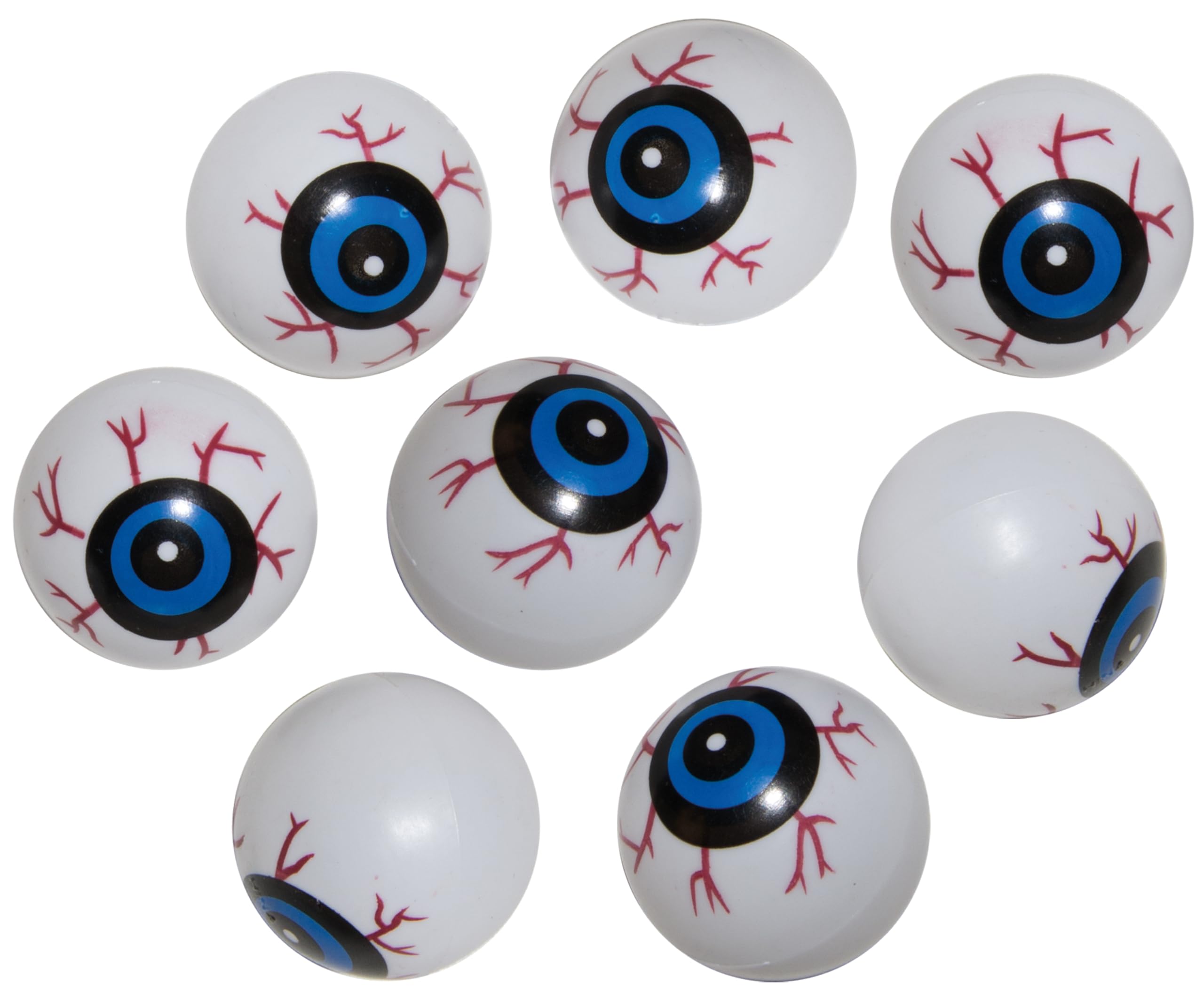 ptit-clown-halloween-deko-augen-kunststoff-8er-pack-3-2-cm image 1