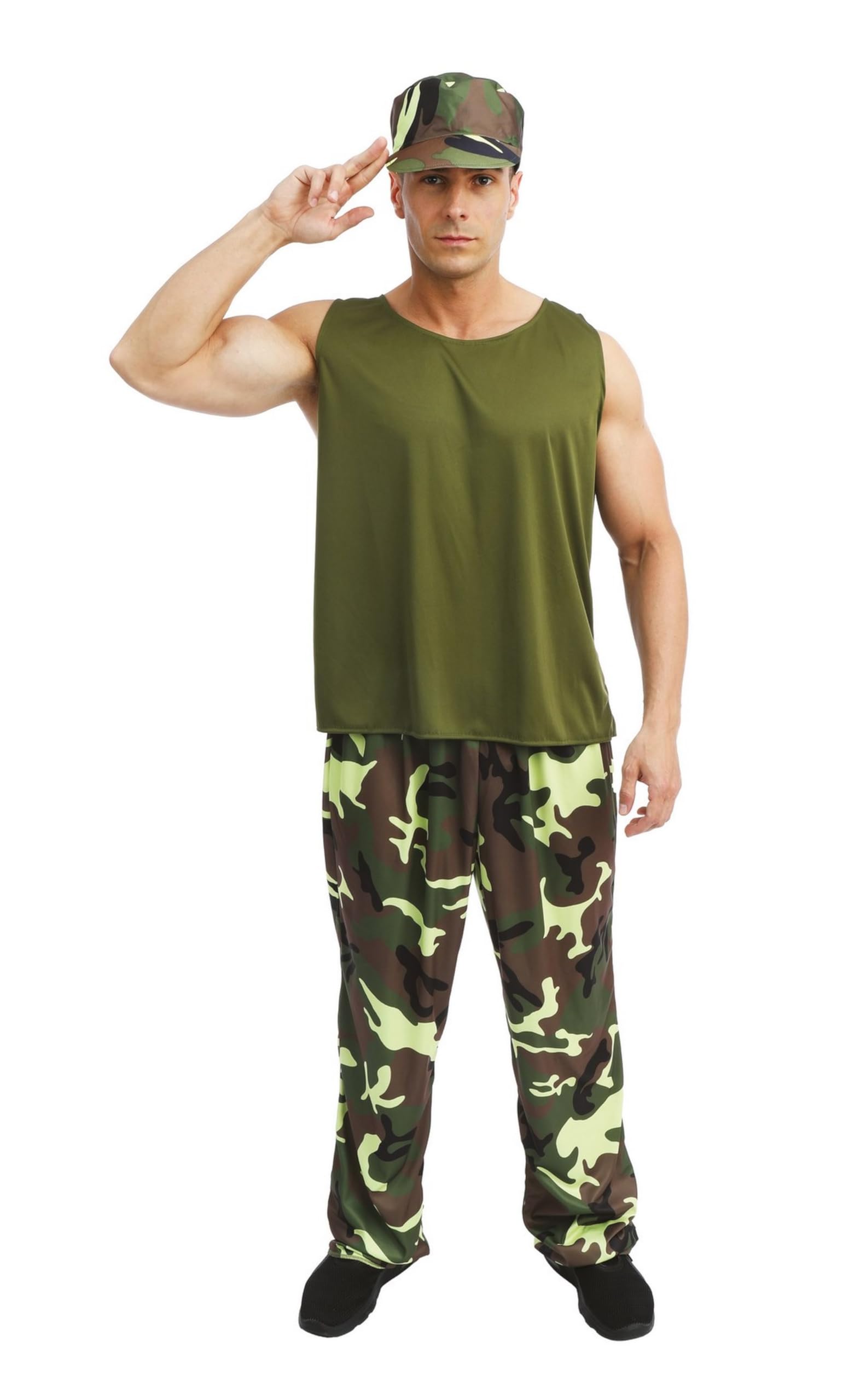 p-tit-clown-23306-milit-r-soldaten-kost-m-rankgitter-l-xl-unisex image 4