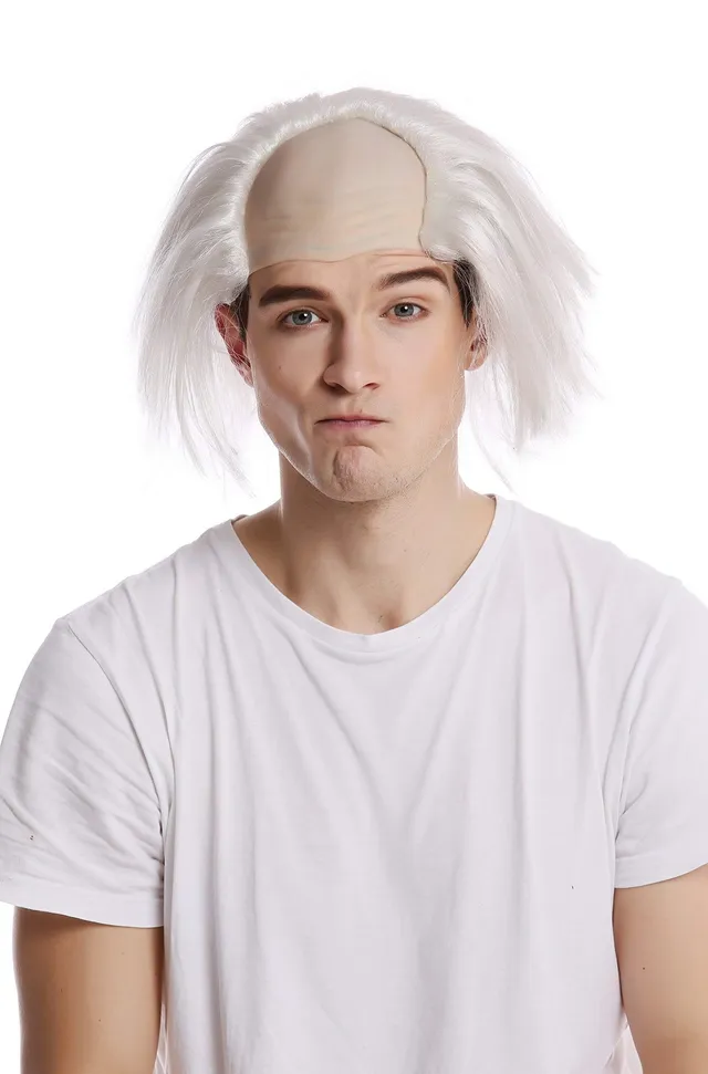wig-me-up-91124-za68-halbglatze-per-cke-wei-einstein-igor-30-cm image 1