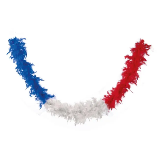 ptit-clown-federboa-blau-wei-rot-one-size image 1