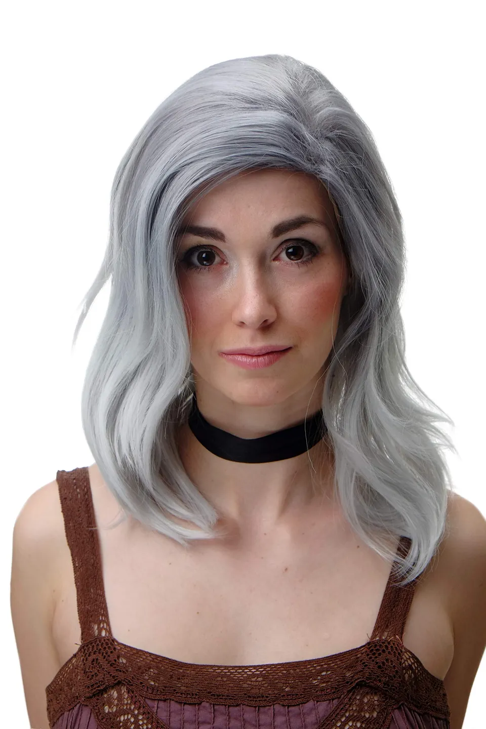 wig-me-up-sa083-333-damenper-cke-grau-blau-mix-wild-gescheitelt-45-cm image 1