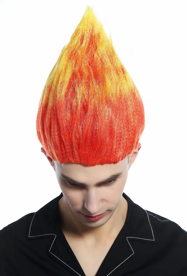 wig-me-up-cw-057-pc13tpc2b-per-cke-troll-feuer-teufel-neonrot-gelb image 1