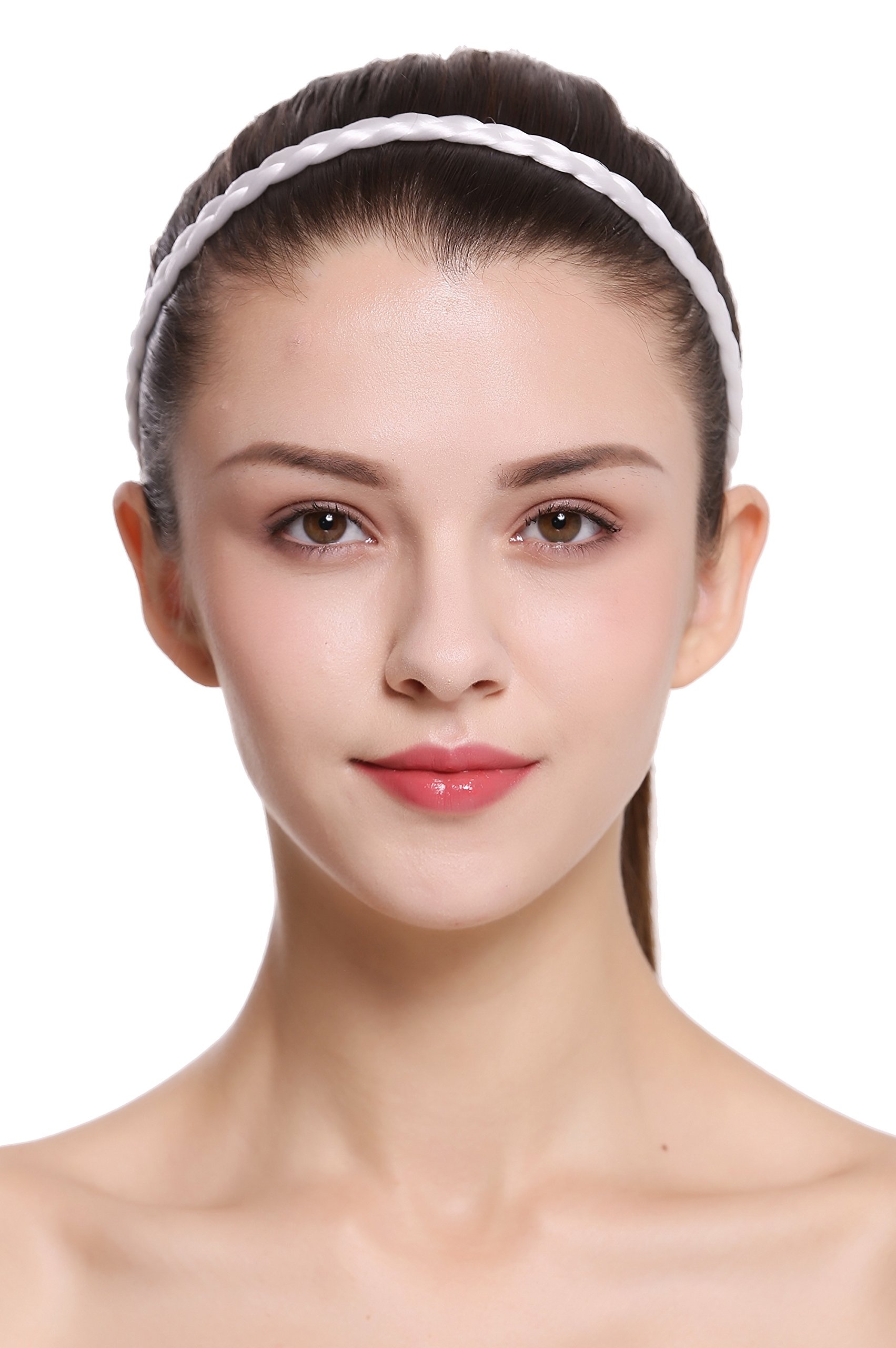 wig-me-up-cxt-009-138-haarband-haarreif-geflochten-1-cm-wei image 3