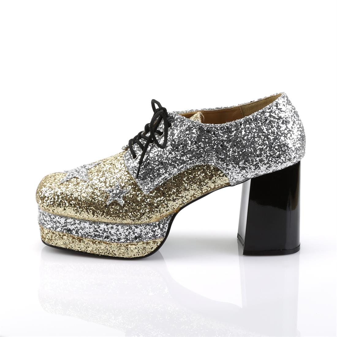funtasma-glamrock-02-oxford-schwarz-glitzer-mit-8-9-cm-absatz image 3