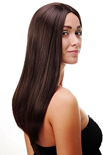 wig-me-up-sa-151-2t33-damenper-cke-lang-glatt-braun-mahagoni-mix-mittelscheitel- image 8