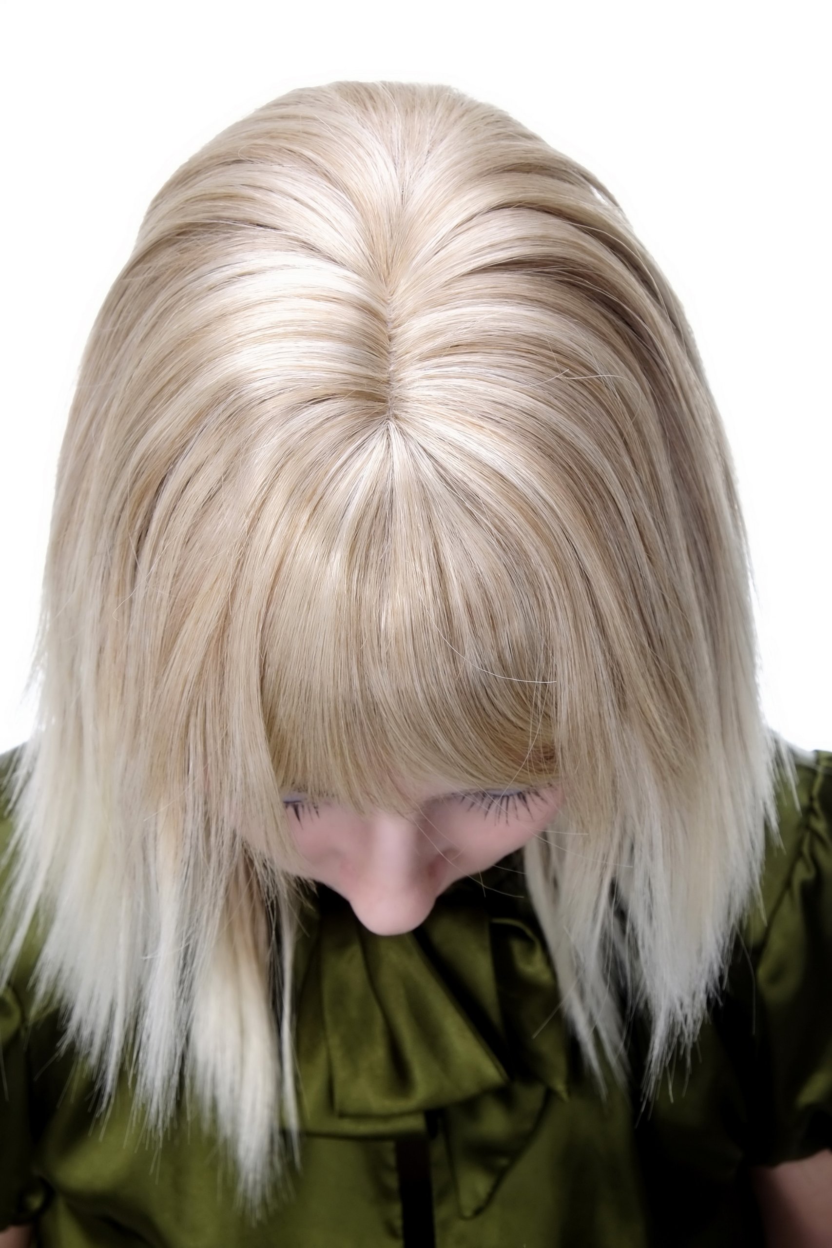 wig-me-up-6078-27t613-per-cke-blond-mix-halblang-glatt-mit-pony-35-cm image 5