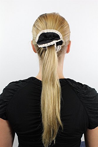 wig-me-up-z012-scrunchy-haarbinder-schwarz-mit-wei-er-spitze image 4