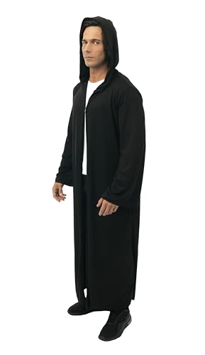ptit-clown-hexenkost-m-umhang-mit-kapuze-schwarz-erwachsene-polyester image 8