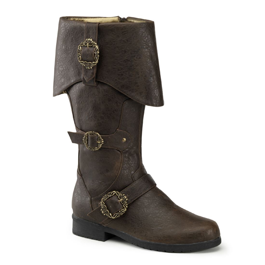 funtasma-carribean-299-piraten-stiefel-kniehoch-mit-schnallen-f-r-damen image 1