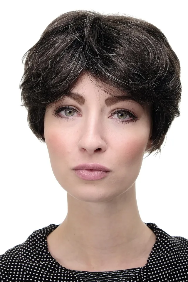 wig-me-up-wl-2106-51f-kurzhaar-per-cke-schwarzbraun-grau-25-cm image 1