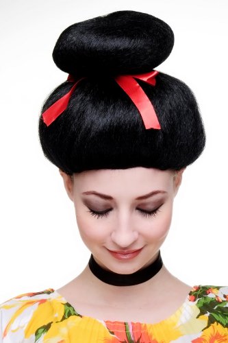 wig-me-up-2120-p103-geisha-per-cke-schwarz-japan-cosplay-damen image 8